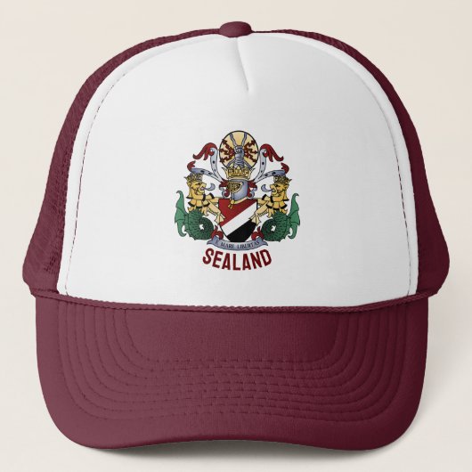 Wapen van de Principality of Sealand Trucker Pet (Voorkant)