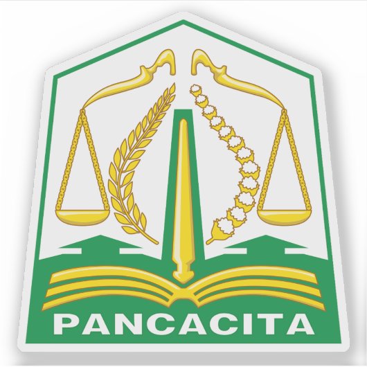 Wapen van de provincie Atjeh, Indonesië Sticker (Voorkant)