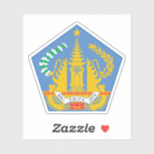Wapen van de provincie Bali, Indonesië Sticker (Vel)