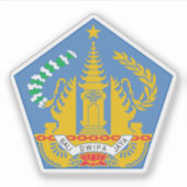 Wapen van de provincie Bali, Indonesië Sticker (Voorkant)