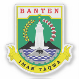 Wapen van de provincie Banten, Indonesië Sticker