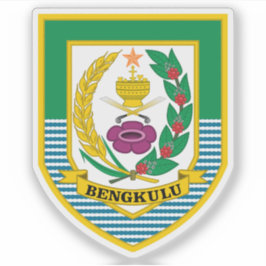 Wapen van de provincie Bengkulu, Indonesië Sticker