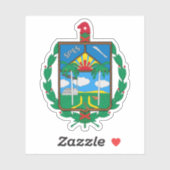 Wapen van de provincie Camaguey, Cuba Sticker (Vel)