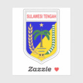 Wapen van de provincie Centraal-Sulawesi, Indonesi Sticker (Vel)