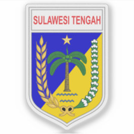 Wapen van de provincie Centraal-Sulawesi, Indonesi Sticker