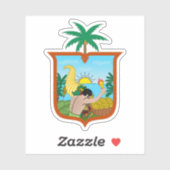 Wapen van de provincie Esmeraldas, Ecuador Sticker (Vel)