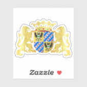 Wapen van de provincie Groningen, Nederland Sticker (Vel)