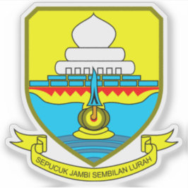Wapen van de provincie Jambi, Indonesië Sticker