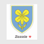 Wapen van de provincie Lika-Senj, Kroatië Sticker (Vel)