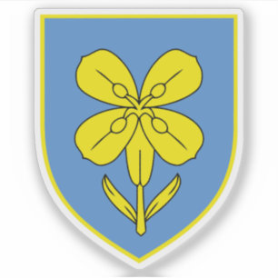 Wapen van de provincie Lika-Senj, Kroatië Sticker