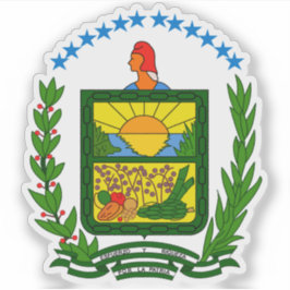 Wapen van de provincie Los Ríos, Ecuador Sticker