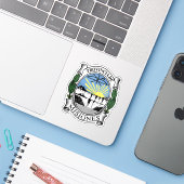 Wapen van de provincie Misiones, Argentinië Sticker (Laptop met iPhone)