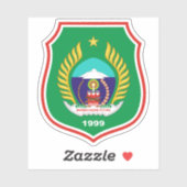 Wapen van de provincie Noord-Maluku, Indonesië Sticker (Vel)