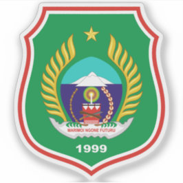 Wapen van de provincie Noord-Maluku, Indonesië Sticker