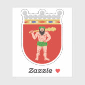 Wapen van de regio Lapland, Finland Sticker (Vel)