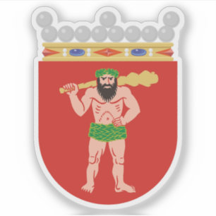Wapen van de regio Lapland, Finland Sticker