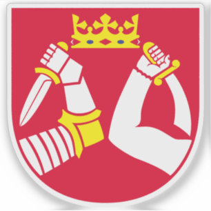 Wapen van de regio Noord-Karelië, Finland Sticker