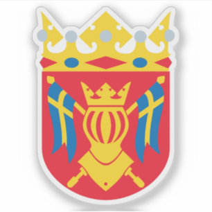 Wapen van de regio Zuidwest-Finland Sticker