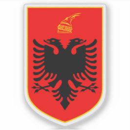 Wapen van de Republiek Albanië Sticker
