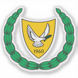 Wapen van de Republiek Cyprus (1960-2006) Sticker