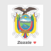 Wapen van de Republiek Ecuador Sticker (Vel)