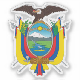 Wapen van de Republiek Ecuador Sticker