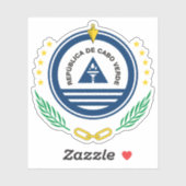 Wapen van de Republiek Kaapverdië (Kaapverdië) Sticker (Vel)