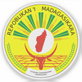 Wapen van de Republiek Madagaskar Sticker