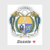 Wapen van de Republiek Nauru Sticker (Vel)