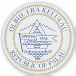 Wapen van de Republiek Palau Sticker