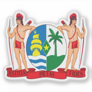 Wapen van de Republiek Suriname Sticker