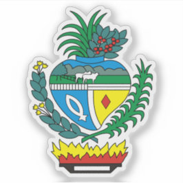 Wapen van de staat Goiás, Brazilië Sticker