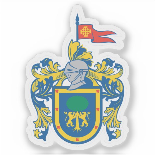 Wapen van de staat Jalisco, Mexico Sticker (Voorkant)