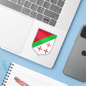 Wapen van de Staat Katanga (1960–1963), DR Congo Sticker (Laptop met iPhone)