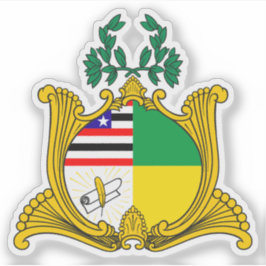Wapen van de staat Maranhão, Brazilië Sticker