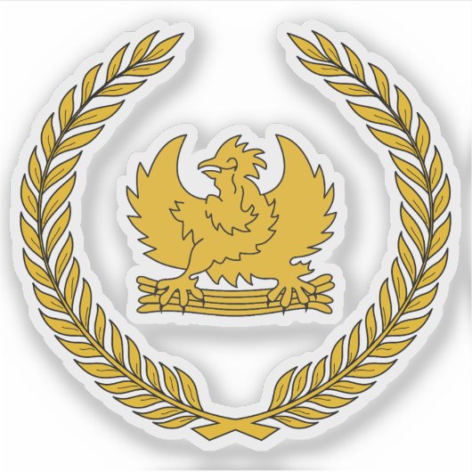 Wapen van de staat Oost-Indonesië Sticker (Voorkant)