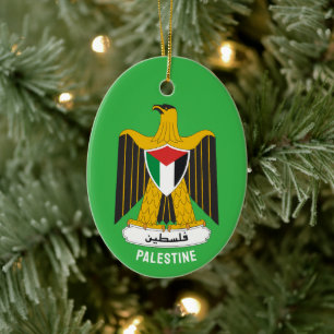Wapen van de staat Palestina Keramisch Ornament