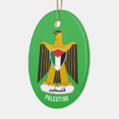Wapen van de staat Palestina Keramisch Ornament (Links)