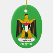 Wapen van de staat Palestina Keramisch Ornament (Voorkant)