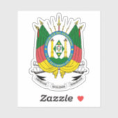 Wapen van de staat Rio Grande do Sul Sticker (Vel)