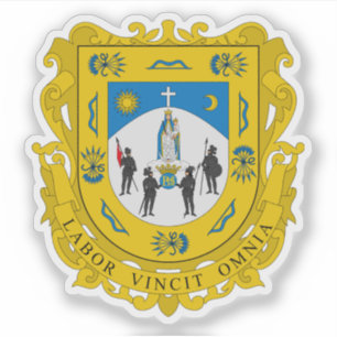 Wapen van de staat Zacatecas, Mexico Sticker