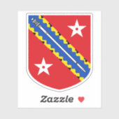 Wapen van de stad Bangor, Gwynedd, Wales Sticker (Vel)