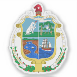 Wapen van de stad Baracoa, Cuba Sticker