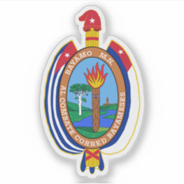 Wapen van de stad Bayamo, Cuba Sticker