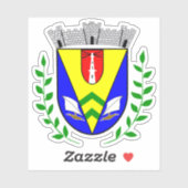 Wapen van de stad Dakar, Senegal Sticker (Vel)