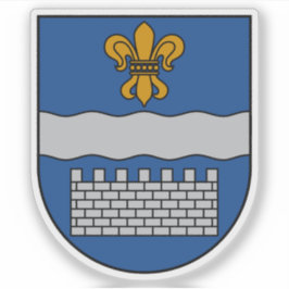 Wapen van de stad Daugavpils, Letland Sticker