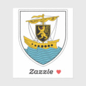 Wapen van de stad Galway Sticker (Vel)