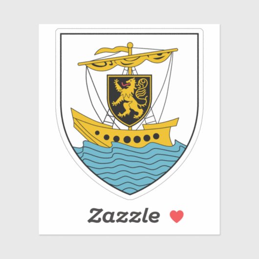 Wapen van de stad Galway Sticker (Vel)