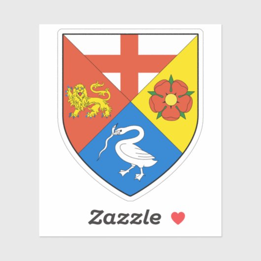 Wapen van de stad Gorey Sticker (Vel)