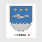 Wapen van de stad Jūrmala, Letland Sticker (Vel)